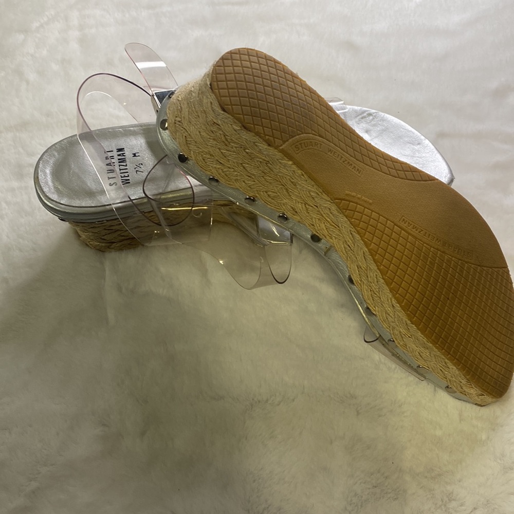 Stuart Weitzman Clear Wedge - image 3